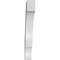 Ekena Millwork 3-in. W x 18-in. D x 24-in. H Balboa Architectural Grade PVC Knee Brace BRCP03X18X24BOA - alternate 5